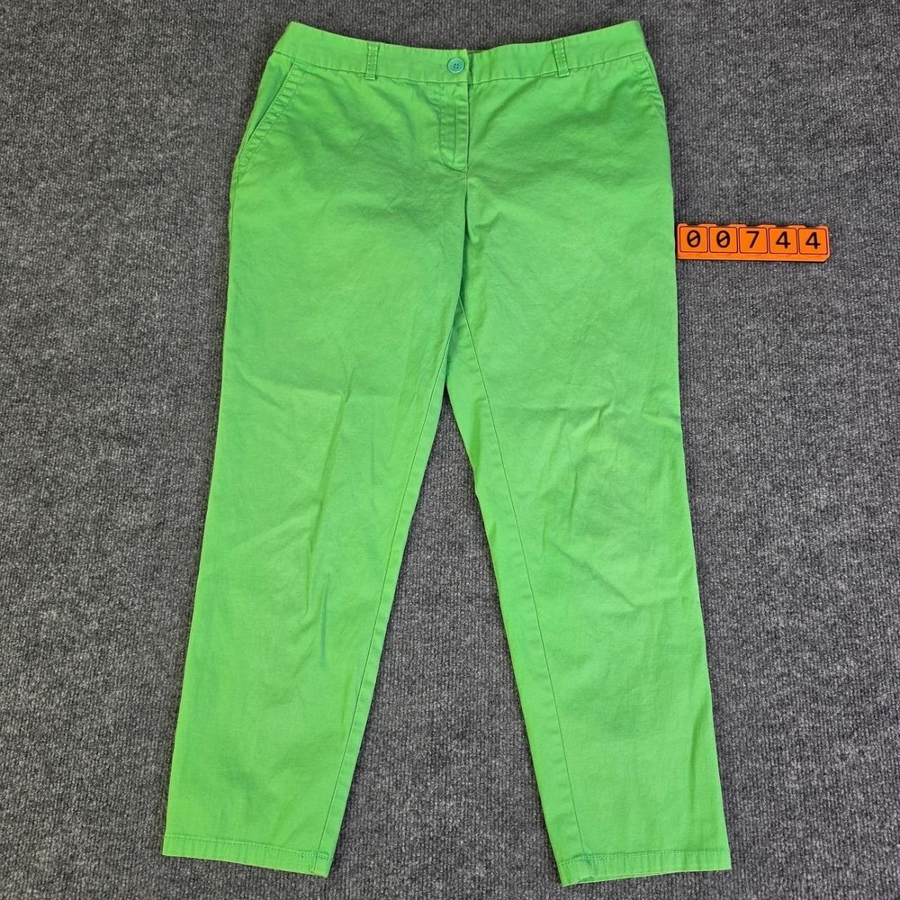 Talbots Weekend Chino Pants Womens 8P Green
